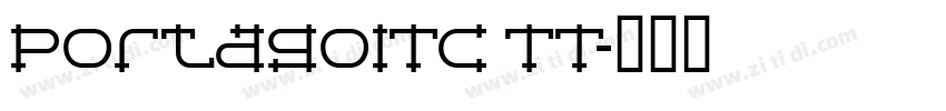 PortagoITC TT字体转换